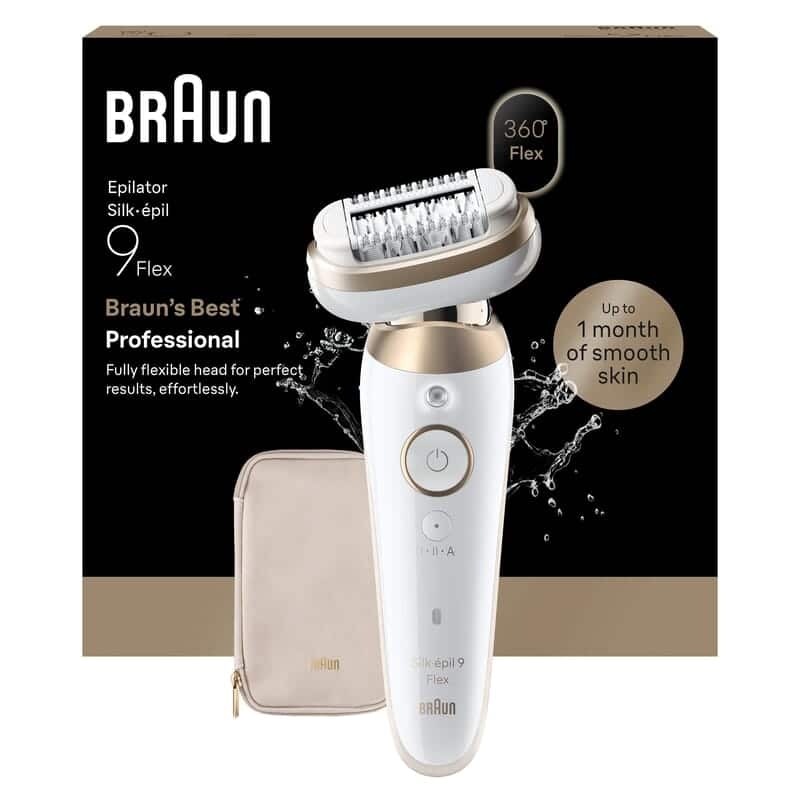 Epilator bäst i test 2026 – tre riktigt bra modeller för olika behov 14 Braun Silk·épil 9 Flex 9-011 3D – bästa skonsamma premiumval
